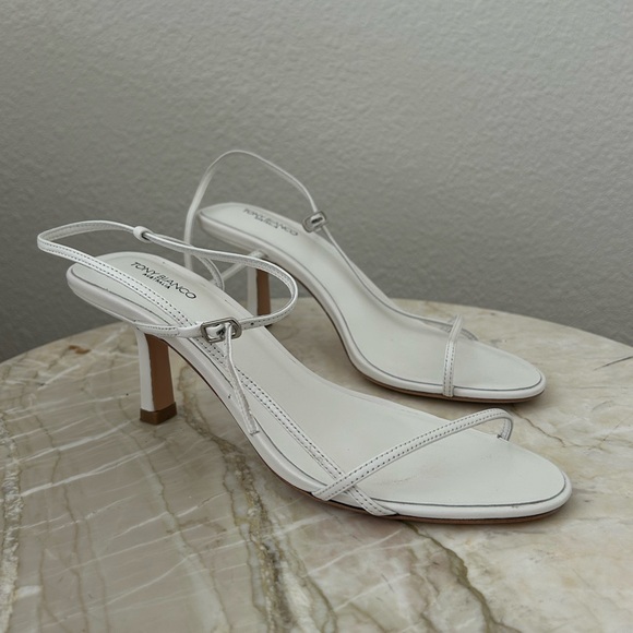 Tony Bianco Caprice Heel in White Kid 7 - Picture 1 of 3